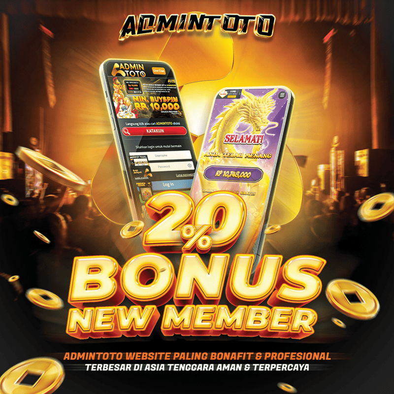 Bonus new membwer Admintoto